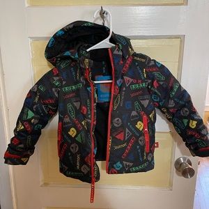 Euc burton snowboards winter jacket size 3T